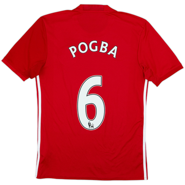 2016-17 Manchester United Maillot Domicile Pogba #6 - 8/10 - (S)