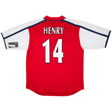 2000-02 Maillot domicile Arsenal Henry #14 (L)