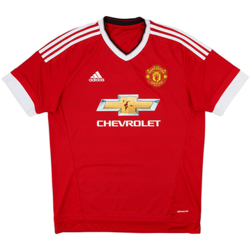 2015-16 Manchester United Maillot Domicile - 5/10 - (L)