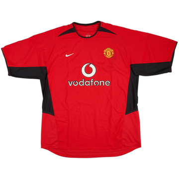 2002-04 Manchester United Maillot Domicile - 5/10 - (XL)