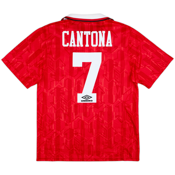 1992-94 Manchester United Maillot Domicile Cantona #7 - 9/10 - (M)