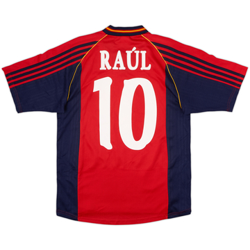 1998-99 Spain Maillot Domicile Raul #10 - 8/10 - (M)