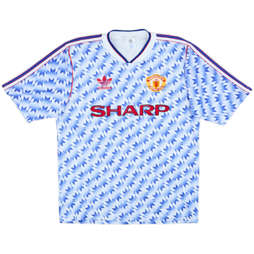 1990-92 Manchester United Maillot Extérieur - 9/10 - (M)