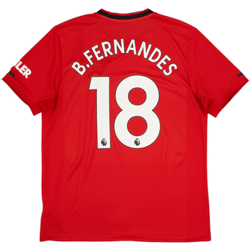2019-20 Manchester United Maillot Domicile B.Fernandes #18 - 5/10 - (L)