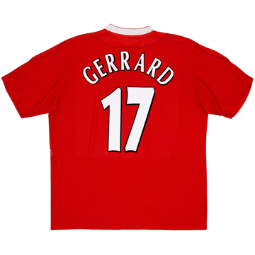2002-04 Liverpool Maillot Domicile Gerrard #17 - 7/10 - (L)