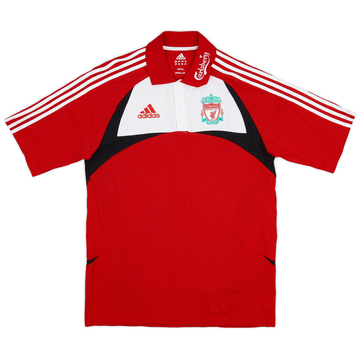 2007-08 Liverpool adidas Polo - 9/10 - (M)