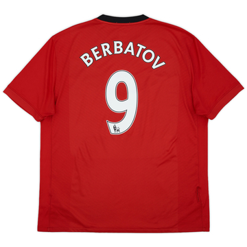 2009-10 Manchester United Maillot Domicile Berbatov #9 - 6/10 - (S)