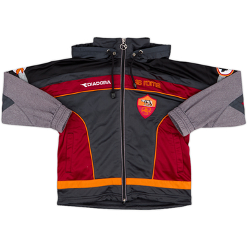 1999-00 Roma Diadora Veste de survêtement à capuche - 9/10 - (S.Boys)