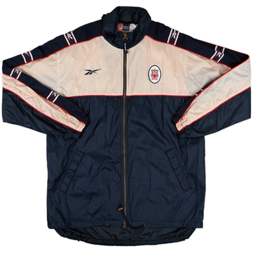 1996-97 Liverpool Reebok Veste de pluie à capuche – 5/10 – (L)