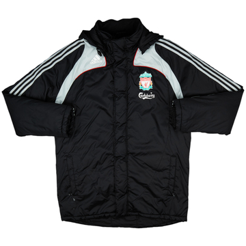 2008-09 Liverpool adidas Manteau de banc rembourré - 8/10 - (L)