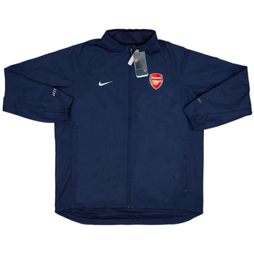 2003-04 Arsenal Nike Veste de pluie à capuche (XL)
