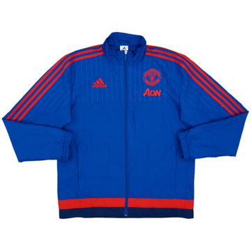2015-16 Manchester United adidas Veste de survêtement - 9/10 - (M)