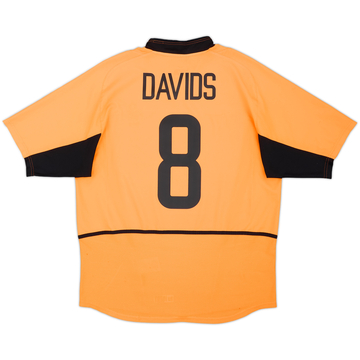 2002-04 Netherlands Maillot Domicile Davids #8 - 6/10 - (L)