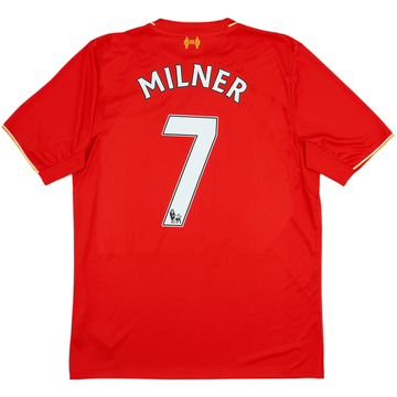 2015-16 Liverpool Maillot domicile Milner #7 - 8/10 - (M)