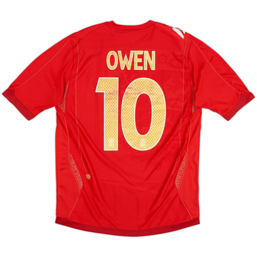 2006-08 England Maillot extérieur Owen #10 - 5/10 - (M)