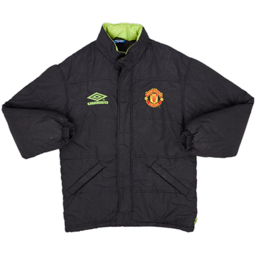 1998-99 Manchester United Umbro Manteau de banc rembourré - 7/10 - (S)