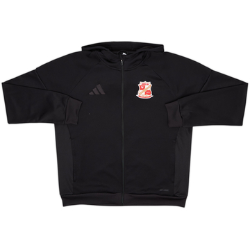 2025-26 Swindon Town adidas Veste de survêtement à capuche - 10/10 - (L)