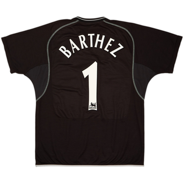 2000-02 Manchester United Maillot GK manches courtes Barthez #1 - 7/10 - (L)
