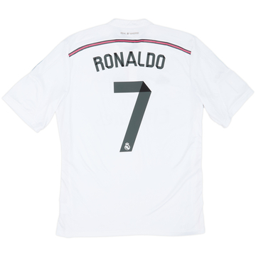 2014-15 Real Madrid Maillot Domicile Ronaldo #7 - 7/10 - (XL)