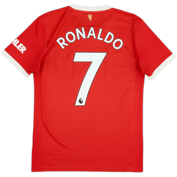2021-22 Manchester United Maillot Domicile Ronaldo #7 - 7/10 - (S)