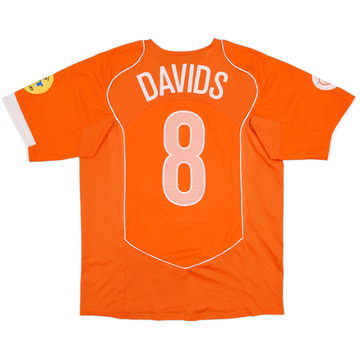 2004-06 Netherlands Maillot Domicile Davids #8 - 9/10 - (L)