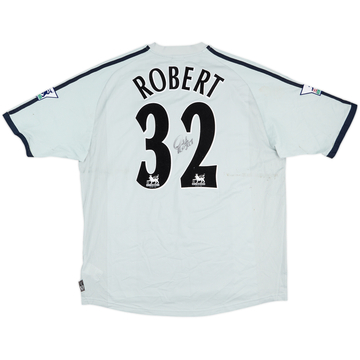 2002-03 Newcastle Maillot Extérieur Signé Robert #32 - 4/10 - (L)
