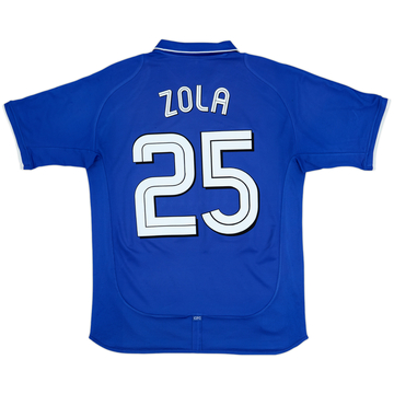 2001-03 Chelsea Maillot Domicile Zola #25 - 7/10 - (M)