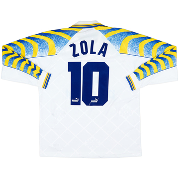 1995-97 Parma Maillot Domicile Manches Longues Zola #10 - 8/10 - (L)