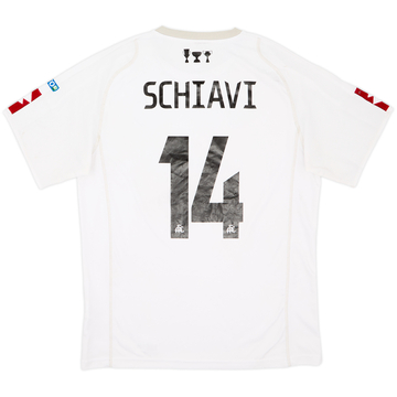 Maillot domicile Spezia 2016-17 version match Schiavi #14