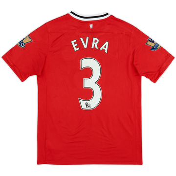 2011-12 Manchester United Maillot Domicile Evra #3 - 5/10 - (13-15 ans)