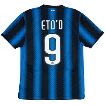 2010-11 Inter Milan Maillot domicile Eto'o #9 - 6/10 - (M)