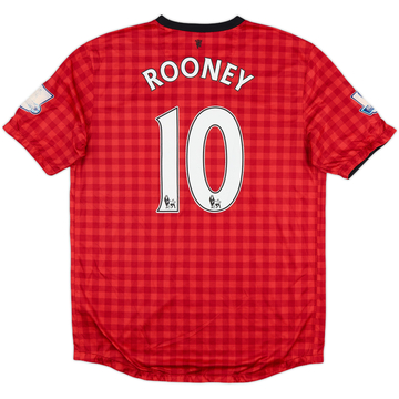 2012-13 Manchester United Maillot domicile Rooney #10 - 5/10 - (L)