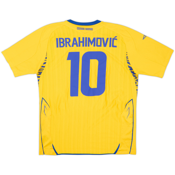 Maillot domicile Suède 2007-09 Ibrahimovic #10 - 9/10 - (L)