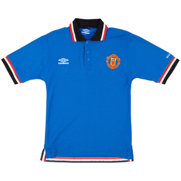 1996-97 Manchester United Umbro Polo - 8/10 - (Y)