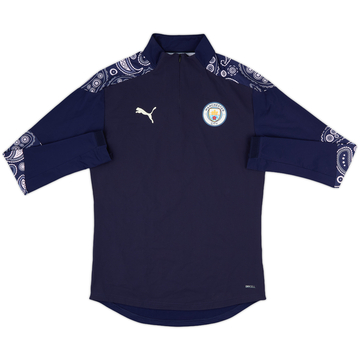 2019-20 Manchester City Puma Haut d'entraînement 1/4 de zip - 8/10 - (M)