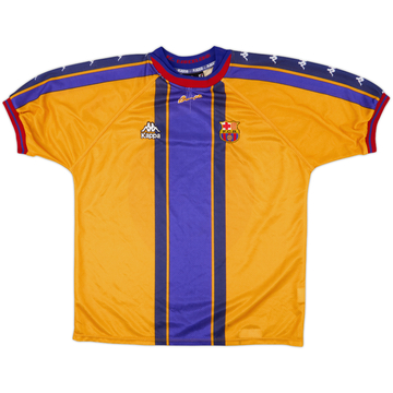 1997-98 Barcelona Maillot Extérieur - 8/10 - (L)