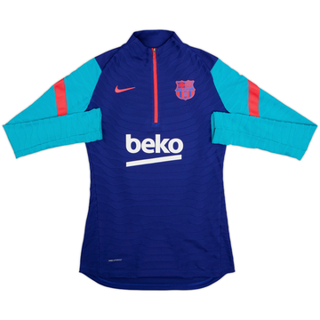 2020-21 Barcelona Nike Vaporknit 1/4 Zip Haut d'entraînement - 7/10 - (XS)