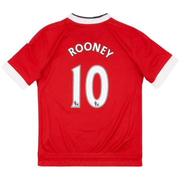 2015-16 Manchester United Maillot Domicile Rooney #10 - 10/10 - (M.Boys)