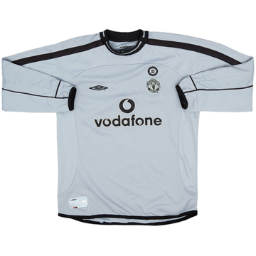 2001-02 Manchester United Maillot GK Centenaire - 9/10 - (M.Boys)