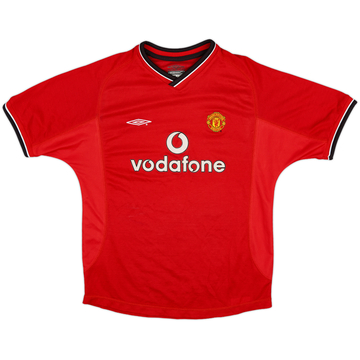 2000-02 Manchester United Maillot domicile - 9/10 - (L.Boys)
