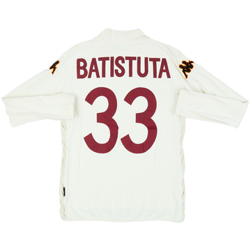 2002-03 Roma Maillot extérieur L/S Batistuta #33 - 6/10 - (L)