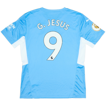 2021-22 Manchester City Maillot Domicile G.Jesus #9 (M)