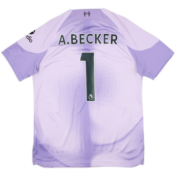 2022-23 Liverpool Maillot GK A.Becker #1 - 8/10 - (M)