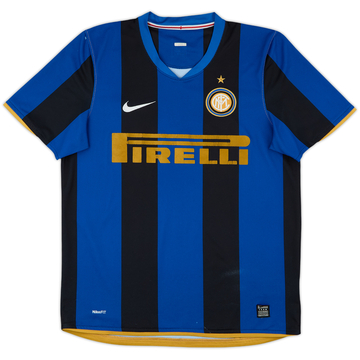 2008-09 Inter Milan Maillot Domicile - 6/10 - (M)