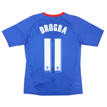 2010-11 Chelsea Maillot Domicile Drogba #11 - 8/10 - (S Femme)