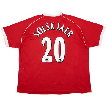 Maillot domicile Manchester United 2006-07 Solskjaer #20 - 8/10 - (3XL)