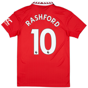 2022-23 Manchester United Maillot Domicile Rashford #10 (S)