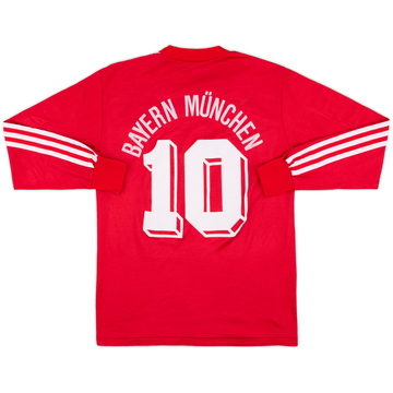 1989-91 Bayern Munich Maillot Domicile ML #10 - 5/10 - (S)