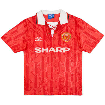 1992-94 Manchester United Maillot Domicile #11 - 6/10 - (S)