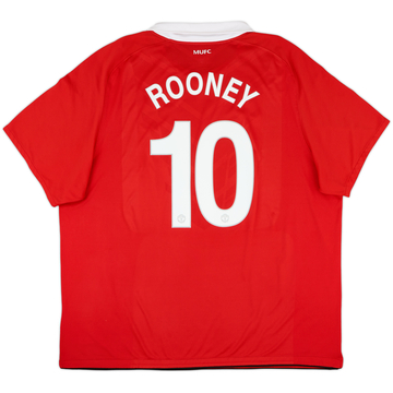2010-11 Manchester United Maillot domicile Rooney #10 - 8/10 - (3XL)